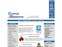 Tablet Screenshot of controlswhse.com